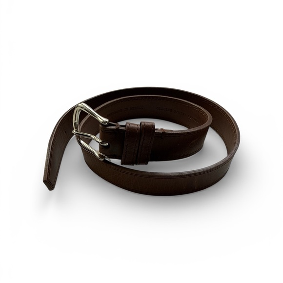 Tecovas handmade woman’s Brown genuine bovine Leather Belt size medium - Picture 8 of 8